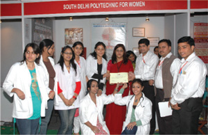 The students of South Delhi Polytechnic