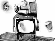 hi-tech, television, humanity