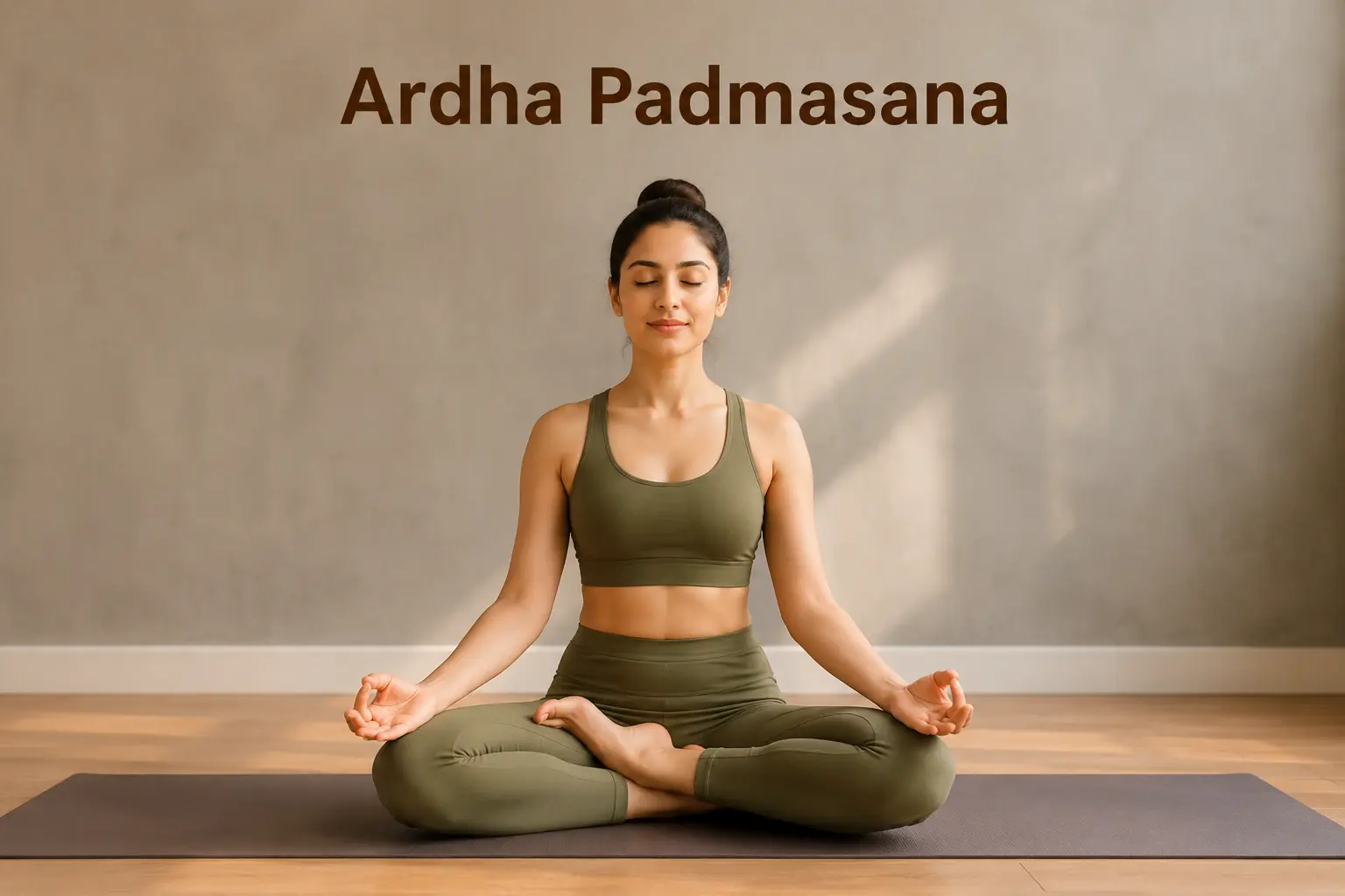 Ardha Padmasana (Half Lotus Pose)
