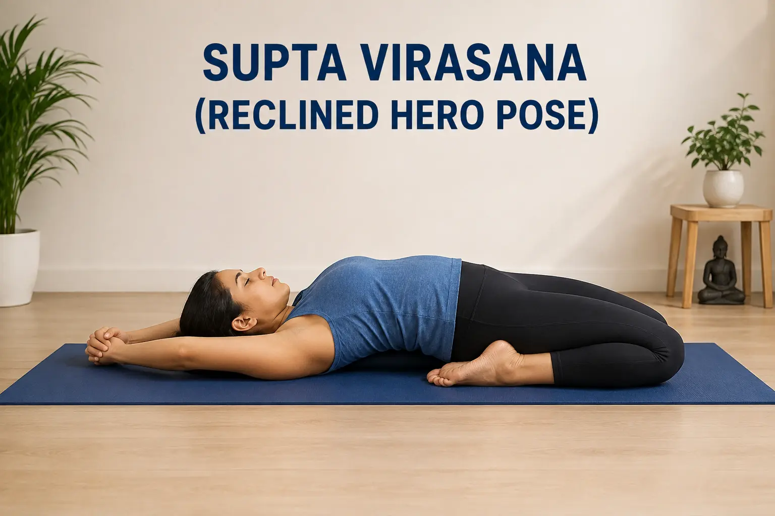 Supta Virasana (Reclining Hero Pose)