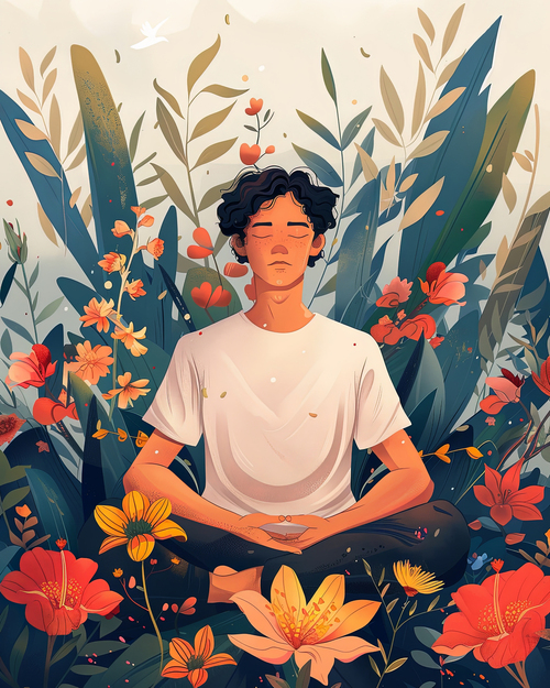 Painter in Meditation