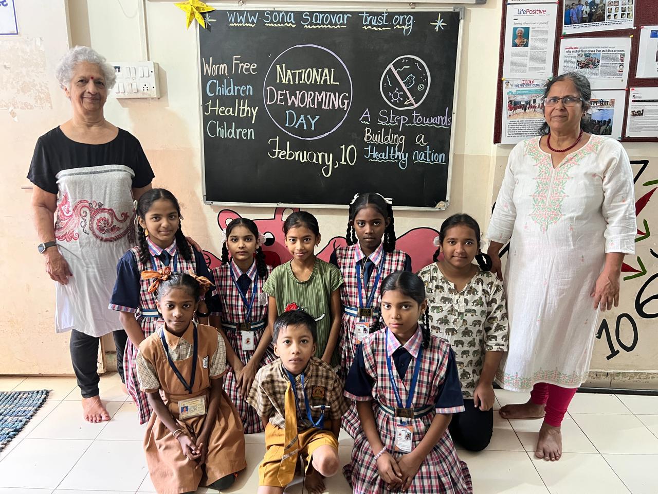 Deworming campaign for children on February 10