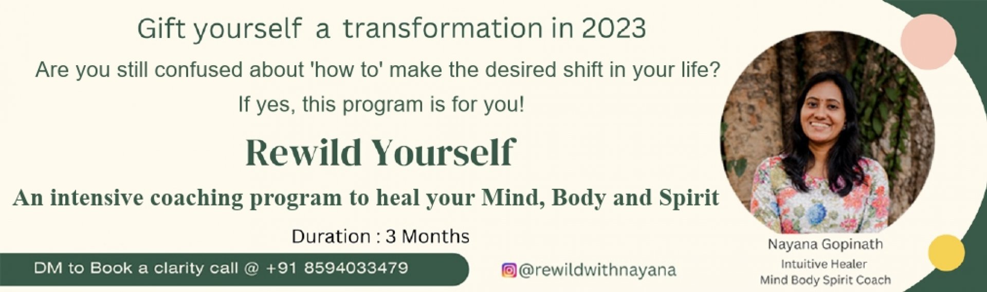 Gift yourself a transformation 2023