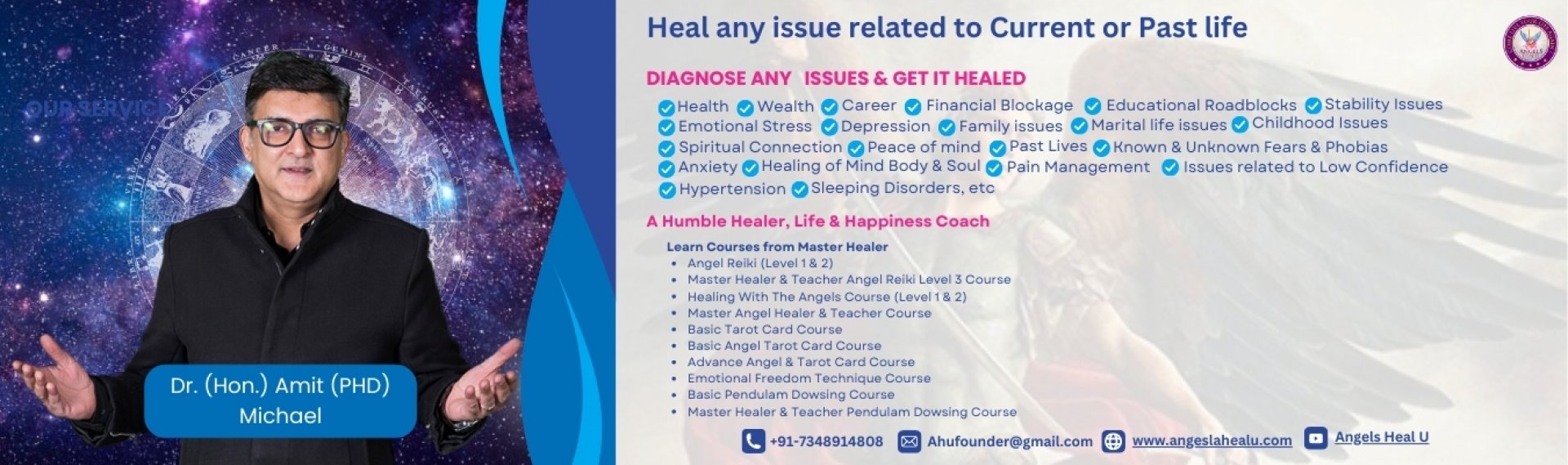 Heal any issue Related to Current or Past Life	