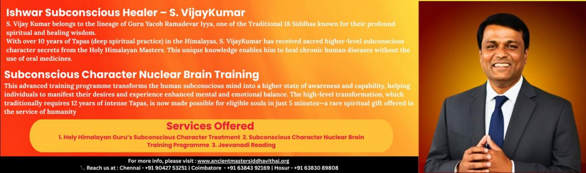 llustration of Ancient Master Siddha Vithai seated in deep meditation, surrounded by glowing energy and ancient symbols, representing enlightenment and spiritual power.