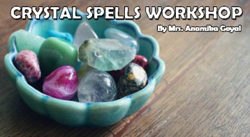 Crystal Spells workshop: Talismans, spells, rituals, & more