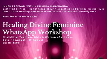 Whatsapp Workshop for Healing the Divine Feminine Within