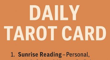 Top 5 Daily Tarot Card Reading Pages