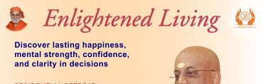 Swami Nirviseshananda Tirtha in a serene setting, offering calming insights to soothe a troubled mind through spiritual wisdom and inner peace.