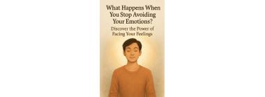 A person sits peacefully with eyes closed, surrounded by soft light, symbolizing emotional clarity and self-awareness gained from facing their emotions.