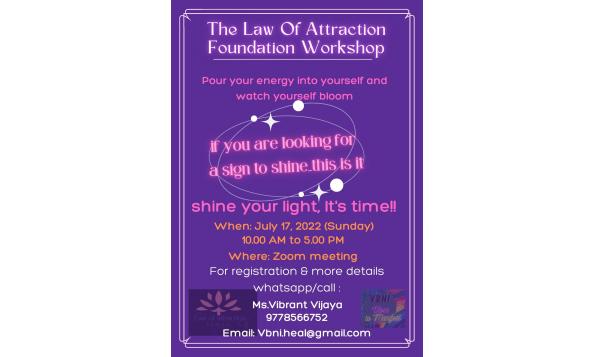 The Law of Attraction Foundation Workshop- Online